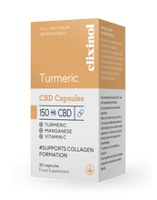 Load image into Gallery viewer, Elixinol Turmeric CBD Capsules