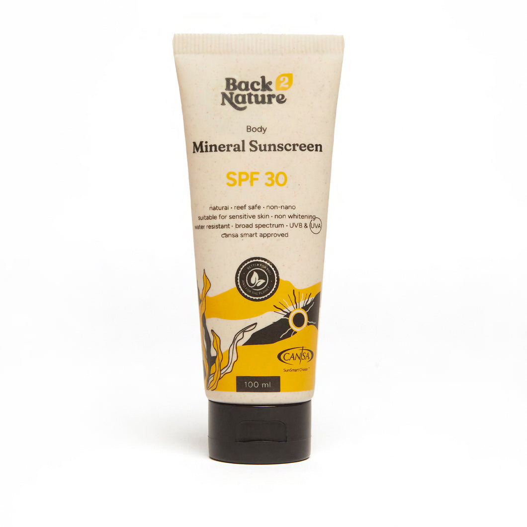 Back 2 Nature Body Mineral Sunscreen