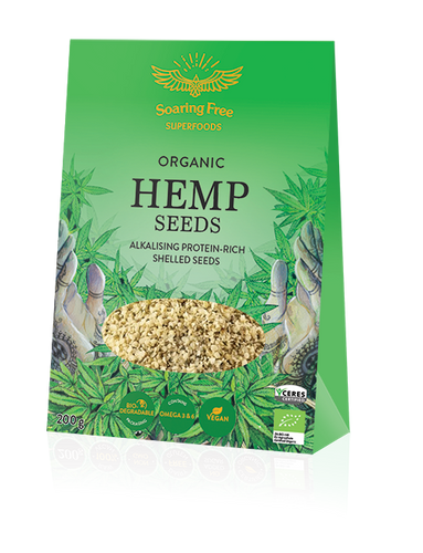 Organic Hemp Seeds Shelled 200g