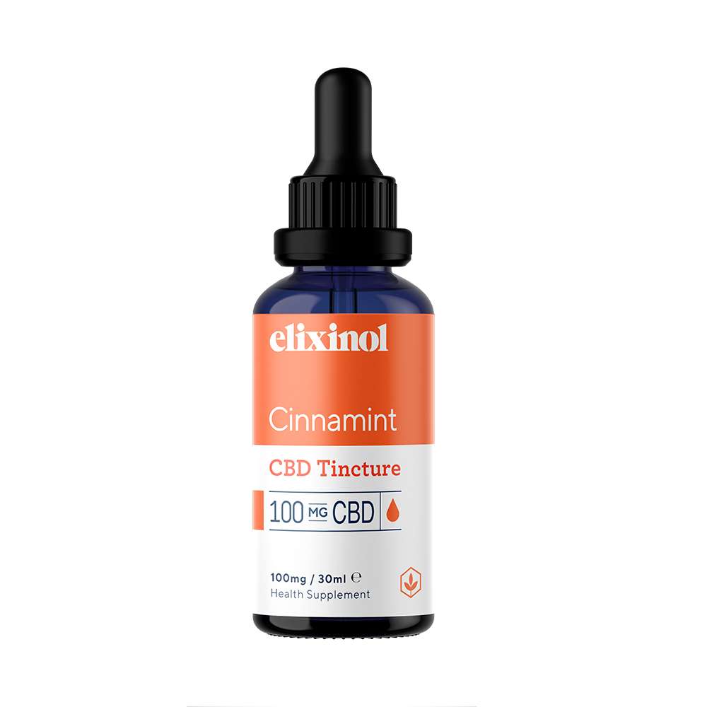 Elixinol CBD Oil 30ml 100mg Cinnamint Flavour
